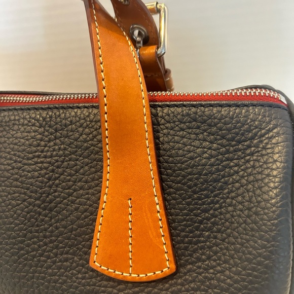 Kendra satchel Handbag Dooney & Bourke Midnight Blue tags unattached NO STRAP - Picture 4 of 16